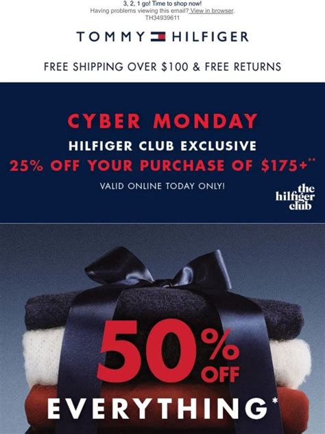 Tommy Hilfiger Cyber Monday 2024 Ad, Deals & Sales.